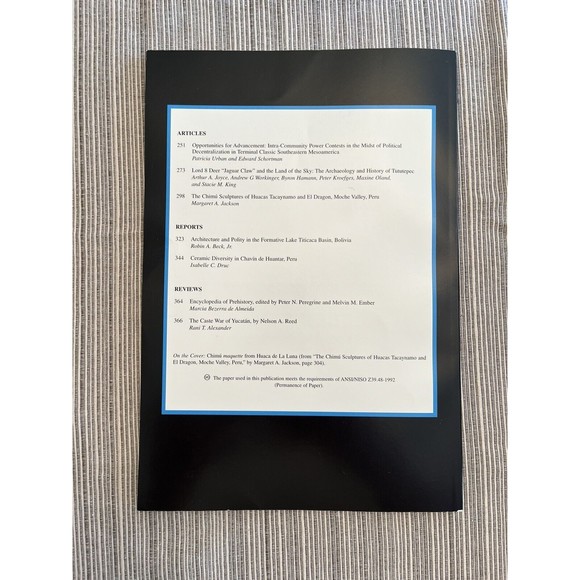 LATIN AMERICAN ANTIQUITY Journal - 4 Issues from 2003-2005 - SAA Archeology - Picture 4 of 10